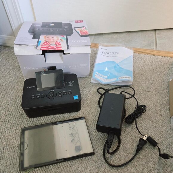 Like New CANON Selphy CP900 Wireless Photo Printer with Paper and Ink - Picture 4 of 15